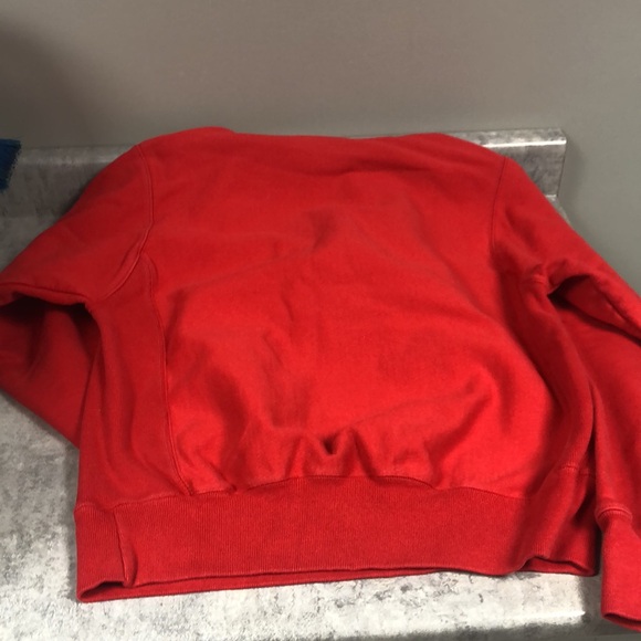 Champion red sweater shirt hoodie - Picture 8 of 9